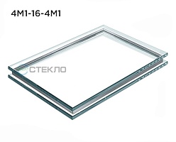 Однокамерный стеклопакет 4+4